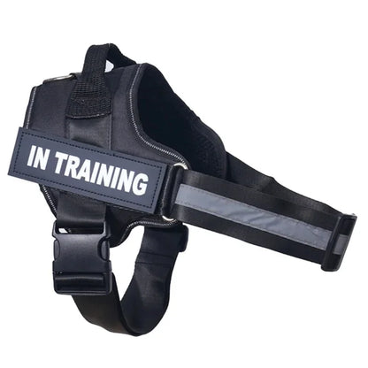Dropshipping Personalized Dog Harness Reflective Adjustable Dog Harness Tank Top Free Custom Name Label Dog Training Supplies