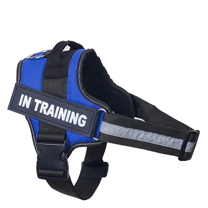 Dropshipping Personalized Dog Harness Reflective Adjustable Dog Harness Tank Top Free Custom Name Label Dog Training Supplies
