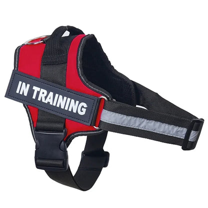 Dropshipping Personalized Dog Harness Reflective Adjustable Dog Harness Tank Top Free Custom Name Label Dog Training Supplies