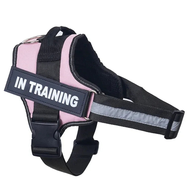 Dropshipping Personalized Dog Harness Reflective Adjustable Dog Harness Tank Top Free Custom Name Label Dog Training Supplies